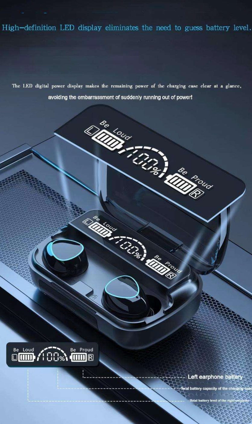 M10 TWS Wireless Earbuds