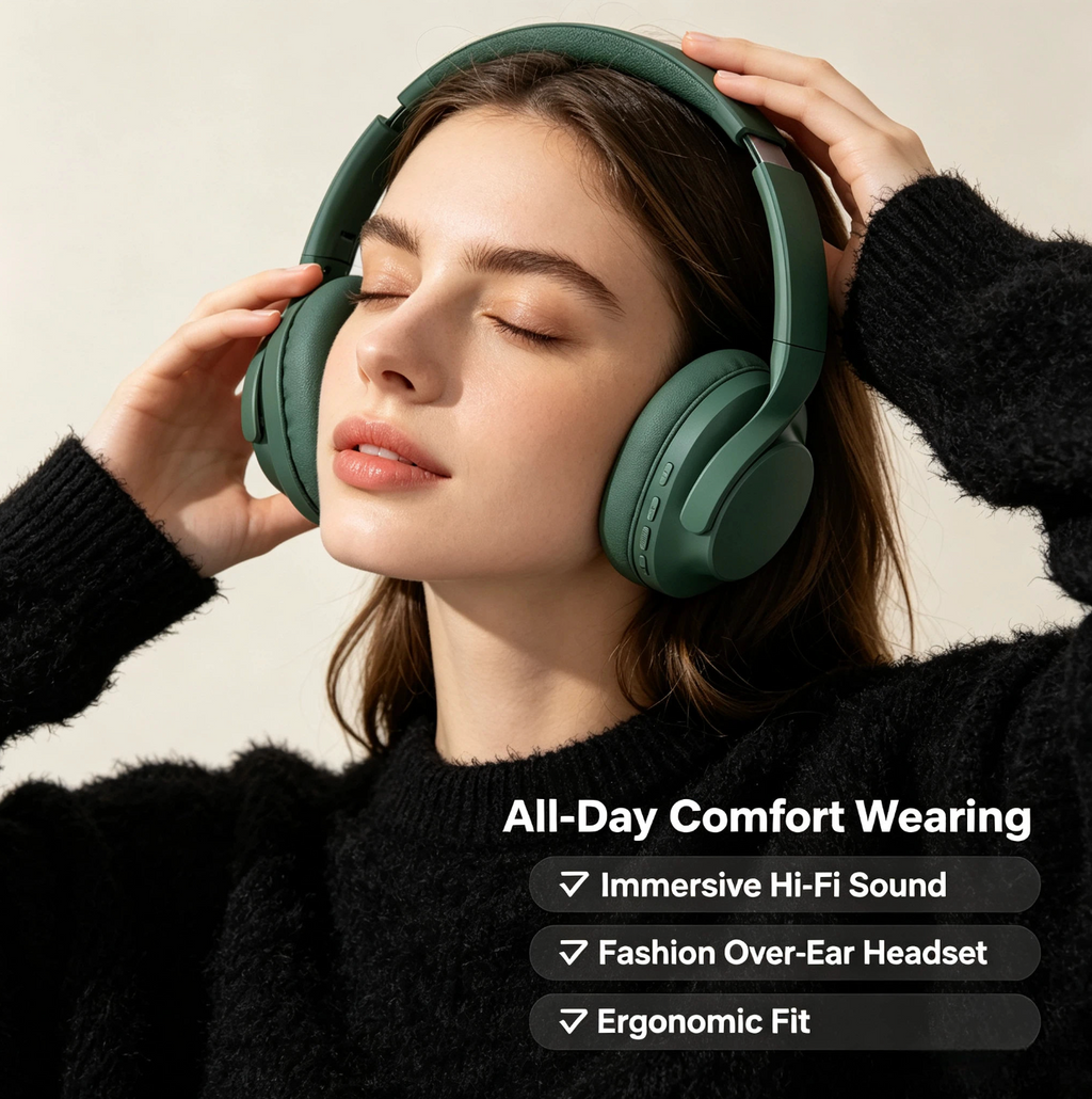 Wireless Over-Ear Headphones with ANC
