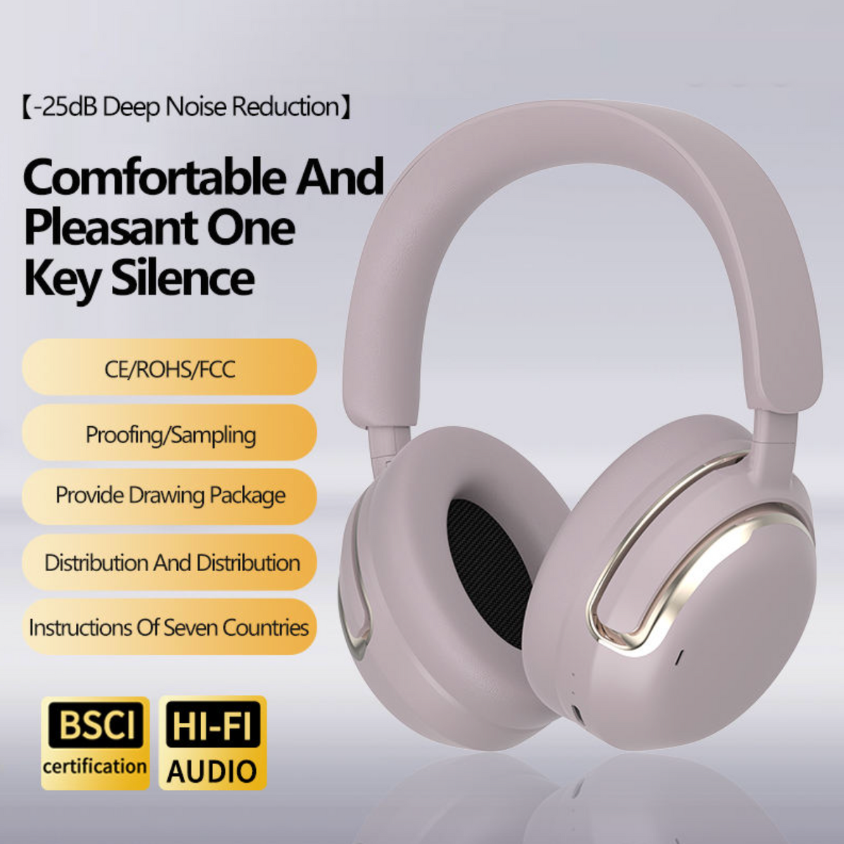 Wireless ANC Over-Ear Headphones