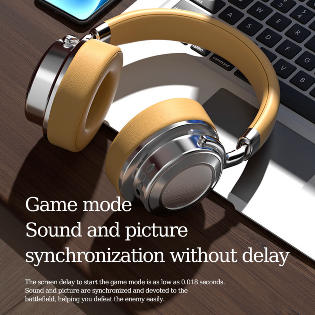 Wireless Metal Gaming Headphones