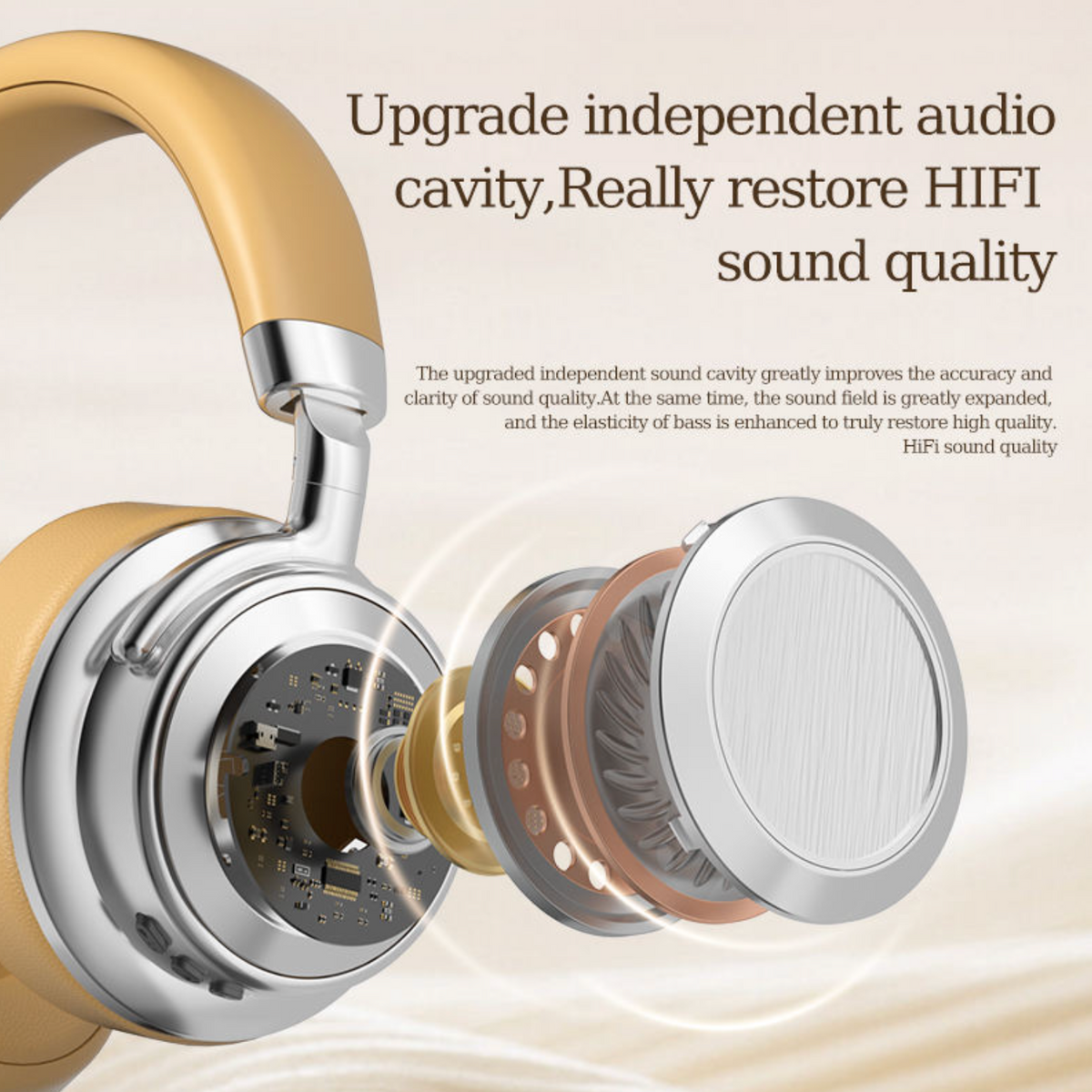 Wireless Metal Gaming Headphones